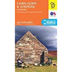 Books OS Explorer OL57 Cairn Gorm & Aviemore (OS Explorer Map)