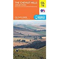 Books OS Explorer OL16 The Cheviot Hills, Jedburgh & Wooler (OS Explorer Map)