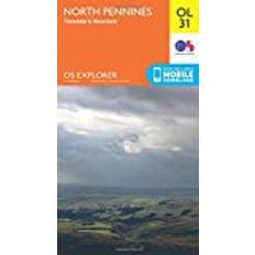 OS Explorer OL31 North Pennines - Teesdale & Weardale (OS Explorer Map)