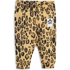 Mini rodini leopard Barnkläder Mini Rodini Basic Leopard Newborn Leggings - Beige (1000000813)