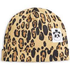 Mini rodini leopard Barnkläder Mini Rodini Basic Leopard Baby Beanie - Beige (1000002013)