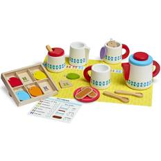 Melissa & Doug Giocattoli da cucina Melissa & Doug Wooden Steep & Serve Tea Set