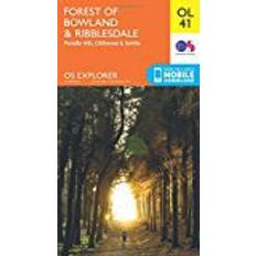 OS Explorer OL41 Forest of Bowland & Ribblesdale (OS Explorer Map)