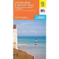 Books OS Explorer OL25 Eastbourne & Beachy Head (OS Explorer Map)