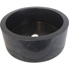 Marblemosaics Black Marble Drum