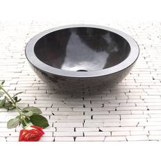 Bathroom Sinks Marblemosaics Black Marble Stone