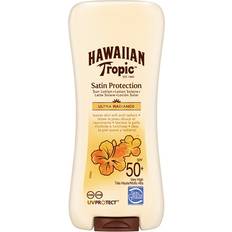 Shimmer Sunscreens Hawaiian Tropic Satin Protection Ultra Radiance Sun Lotion SPF50+ 6.1fl oz