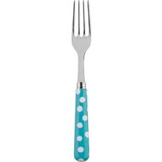 Plastic Table Forks Sabre White Dots Table Fork 22cm