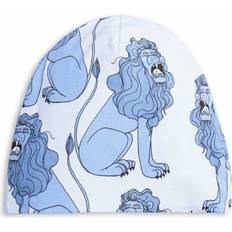 116/122 Huer Mini Rodini Lion Beanie Hue - Light Blue