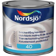 Nordsjö snickerifärg halvblank Nordsjö 40 Original Carpentry Träfärg Vit 0.5L