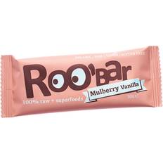 Sukkerfritt Barer Roo-Bar Raw Energy Bar Mulberry & Vanilla 30g 1 st