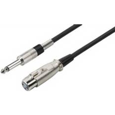 Monacor XLR-6.3mm M-F 3m