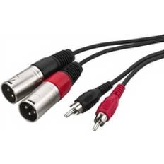 Monacor 2RCA-2XLR 1m