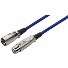 Monacor XLR-XLR M-F 1m