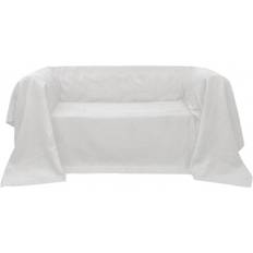 vidaXL 130891 Fåtöljöverdrag Cream (350x270cm)