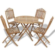 vidaXL 41497 Patio Dining Set, 1 Table incl. 4 Chairs