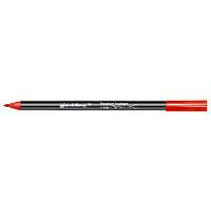 Rouge Stylos pour Verre et Porcelaine Edding 4200 Porcelain Brushpen 1-4mm Red 002