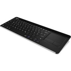 RaidSonic KSK-5220BT Bluetooth Qwertz Alemán Negro