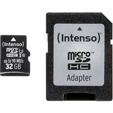 Speicherkarten & USB-Sticks Intenso MicroSDHC Class 10 UHS-I U1 90MB/s 32GB +Adapter