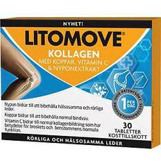 Kollagen leder Orkla Litomove Nyponpulver Collagen 30 st