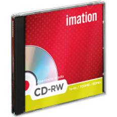 Cd rw skivor Imation CD-RW 700MB 4x Jewelcase 10-Pack