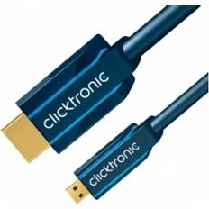 Micro hdmi 5m ClickTronic Casual HDMI - HDMI Micro 5m