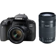 Canon EOS 800D EF-S 18-55mm f/4-5.6 IS STM EF-S 55-250 mm f/4-5,6 IS STM