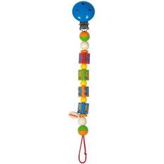 Mehrfarbig Schnullerketten Goki Train Soother Chain