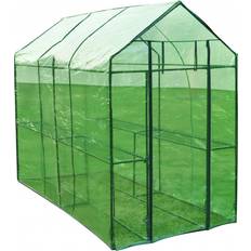 Freestanding Greenhouses vidaXL XL 40618 Stainless steel PVC Plastic