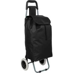 Solid Colours Shopping Trolleys tectake Shopping Cart - Black