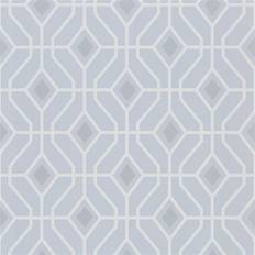 Designers Guild Gittertapete Laterza von Sky bleu/bleu clair