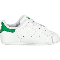 Adidas Infant Stan Smith Crib - Cloud White/Cloud White/Green