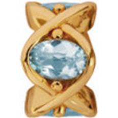 Christina Jewelry Collect Sky Charm - Gold/Topaz