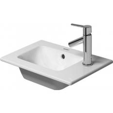 Lavabos de salle de bain Duravit ME 0723430041 Möbelhandwaschbecken 1 Hahnloch 430 mm