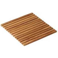 Badrumsmatta teak Cinas Bath Mat Brun 40x40cm