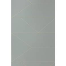 Ferm Living Tapete Lines von Grey grigio