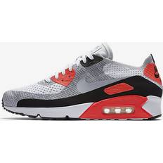Nike Air Max 90 Ultra 2.0 Flyknit M - White/Bright Crimson/Black/Wolf Grey