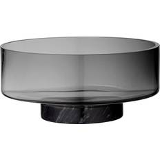 Glass Bowls AYTM Volvi Black Bowl 25cm