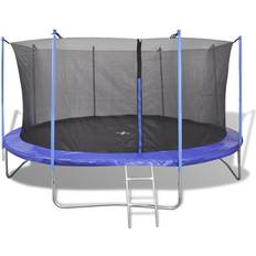 Blå Trampoliner vidaXL Five Piece Trampoline Set 396cm