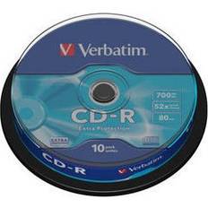 CD-R Extra Protection 700MB 52x Spindle 10-Pack