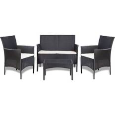 Utemöbler vidaXL 41835 Loungeset, 1 Bord inkl. 2 Stolar & 1 Soffor