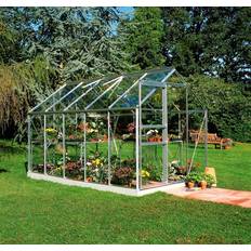 Drivhus Halls Greenhouses Popular 106 6.2m² Aluminium Glass