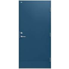 Blå Ytterdörrar Diplomat Laila Slät Ytterdörr S 5030-R90B V (90x210cm)