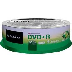 Optical Storage Sony DVD+R 4.7GB 16x Spindle 25-Pack