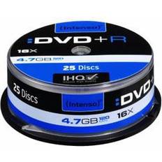 DVD Optical Storage Intenso DVD+R 4.7GB 16x Spindle 25-Pack