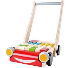 Plantoys Chariot de marche avec cubes