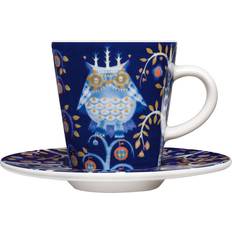 Azul Tazas de café espresso Iittala Taika Taza de café espresso 10cl