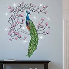 Crystal King Peacock with Swarovski Crystal