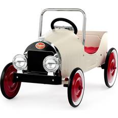 Metal Pedal Cars Baghera Pedal Car Classic White