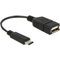 DeLock USB C - USB A 2.0 Adapter M-F